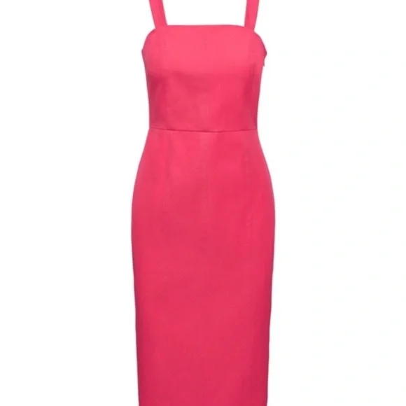 banana republic pink sheath dress Banana Republic + Crinkle-Satin Shift Dress